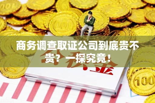 惠安商务调查取证公司到底贵不贵？一探究竟！